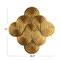 Hello Honey® 31.25" Gold Decorative Waves Metal Wall Art